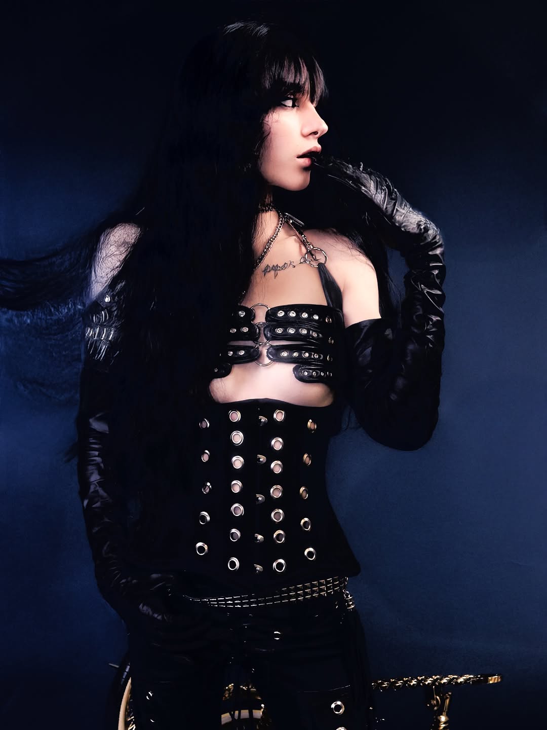 Avery Tien, Seattle fashion designer, portrait by Hana